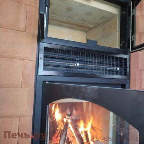 Печь камин КДМ КИВ с духовкой фото 6