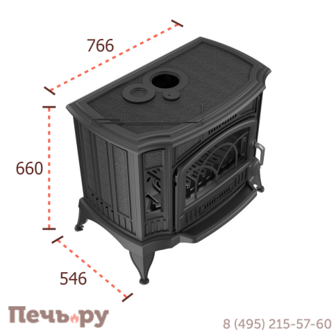 Печь камин Kratki Koza K9 фото 44