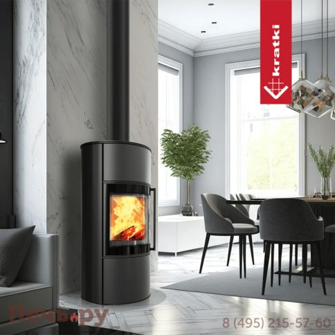 Печь камин Kratki Pro Bjorn/W фото 4