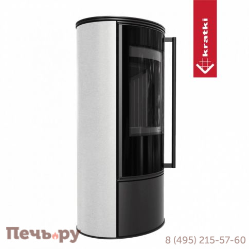 Печь камин Kratki Pro Erik White Satin фото 4