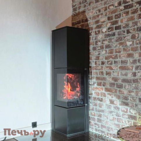 Печь камин Kratki Pro TORA/L черный фото 8