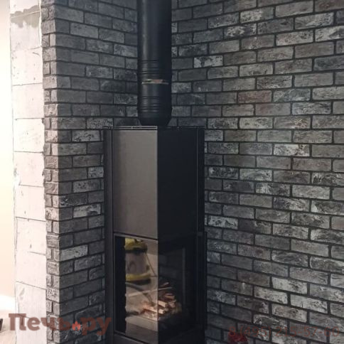 Печь камин Kratki Pro TORA/L Nero Assoluto фото 11