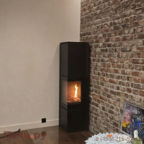 Печь камин Kratki Pro TORA/L Nero Assoluto фото 6