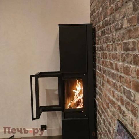 Печь камин Kratki Pro TORA/L Nero Assoluto фото 7