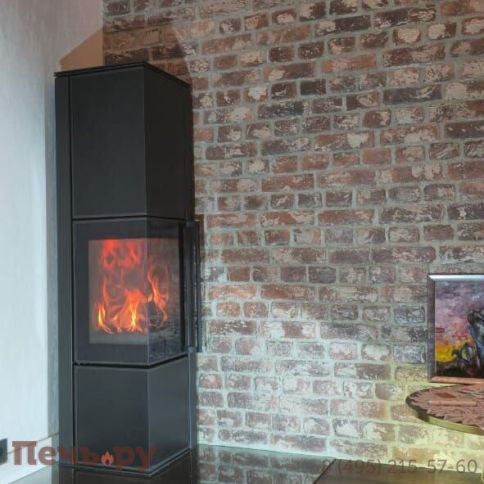 Печь камин Kratki Pro TORA/L Nero Assoluto фото 8