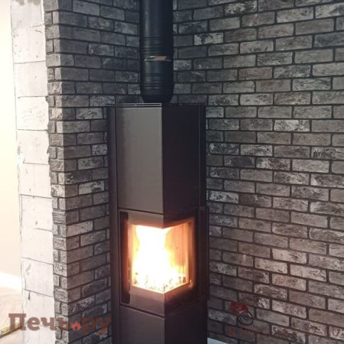 Печь камин Kratki Pro TORA/L Nero Assoluto фото 10