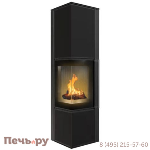 Печь камин Kratki Pro TORA/L Nero Assoluto фото