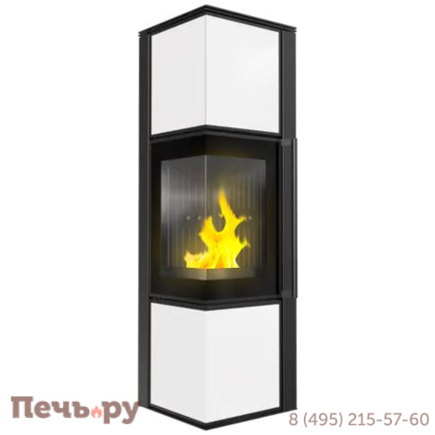 Печь камин Kratki Pro TORA/M белый фото 3