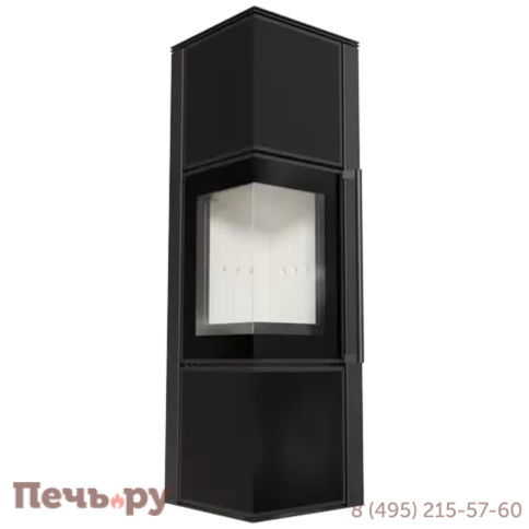 Печь камин Kratki Pro TORA/M черная, с доводчиком фото 11