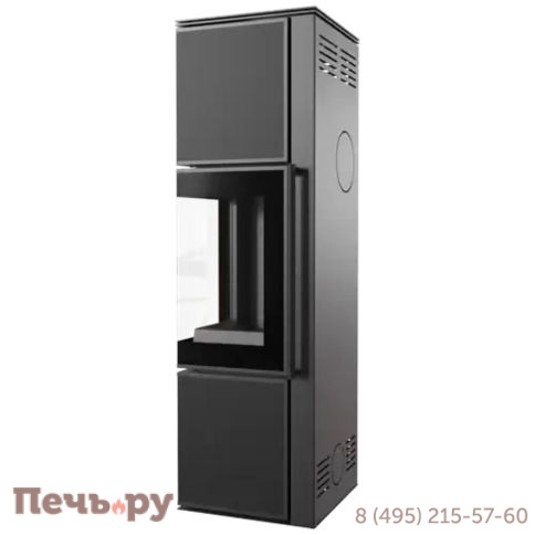 Печь камин Kratki Pro TORA/M черная, с доводчиком фото 8