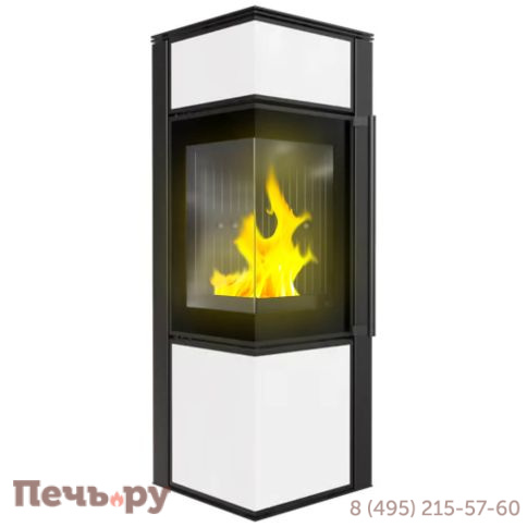 Печь камин Kratki Pro TORA/S Белый фото 3