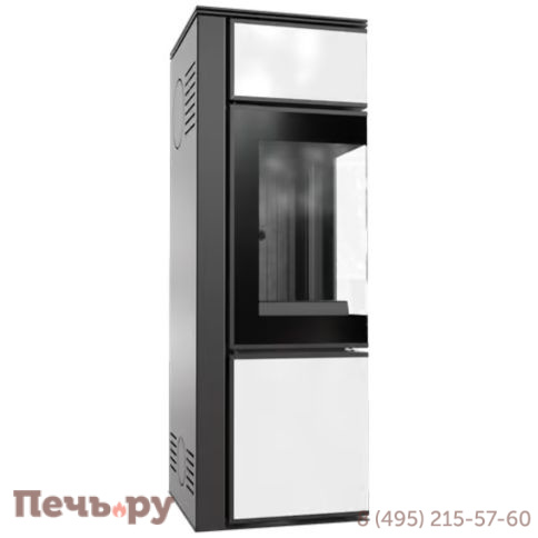 Печь камин Kratki Pro TORA/S Белый с доводчиком фото 6