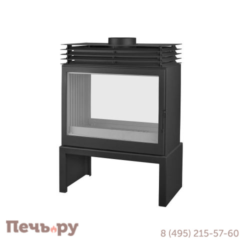 Печь-камин Liseo Castiron LCI 7 GDF Stove двусторонняя фото