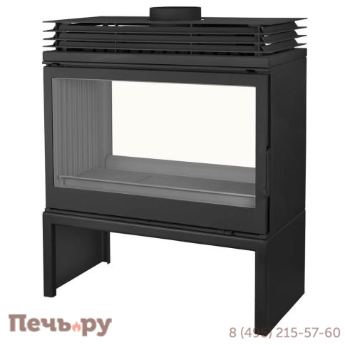Печь-камин Liseo Castiron LCI 9 GDF Stove двусторонняя фото