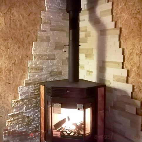 Печь-камин Мета Амур 12  (без плиты) фото 9