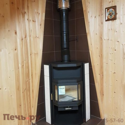 Печь-камин Мета Амур  (без плиты) фото 12