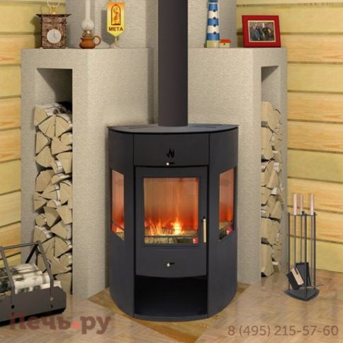Печь-камин Мета Енисей 2  (без плиты) фото 3