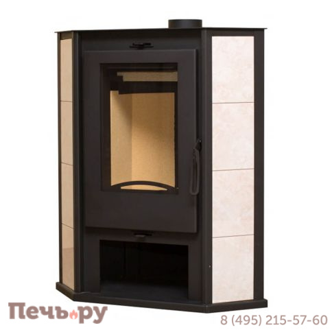 Печь камин Мета Одер угловой с плитой фото 6