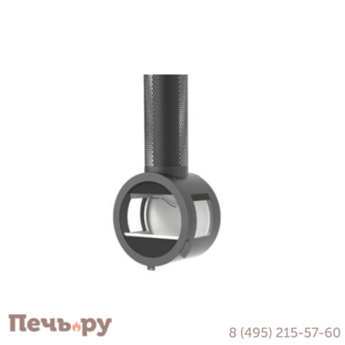 Печь-камин Nordpeis Me Ceiling с боковыми стеклами для крепления к потолку 1-45° фото