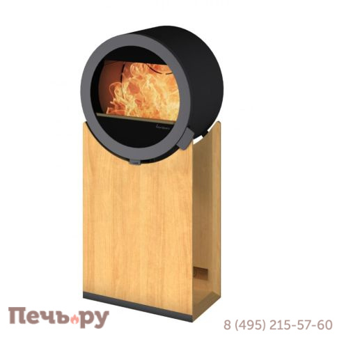 Печь-камин Nordpeis Me Oakl без боковых стекол фото