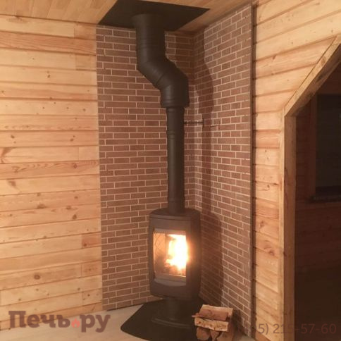 Печь камин Plamen Aria, черная фото 12