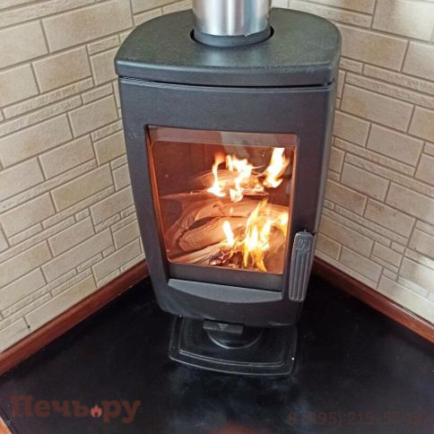 Печь камин Plamen Aria, черная фото 6