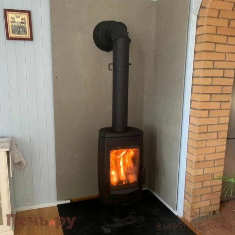 Печь камин Plamen Aria, черная фото 9