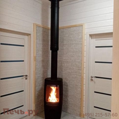 Печь камин Plamen Gala, черная фото 12