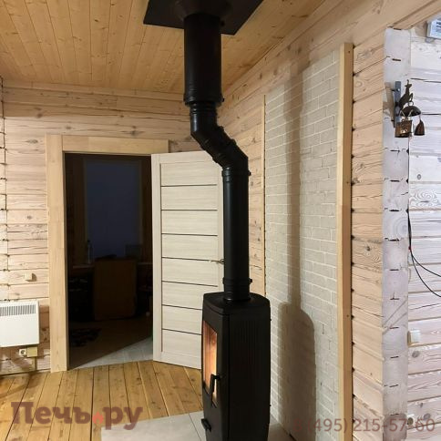 Печь камин Plamen Gala, черная фото 14