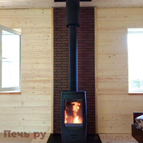 Печь камин Plamen Gala, черная фото 3