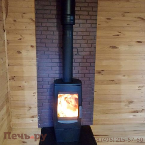 Печь камин Plamen Gala, черная фото 6