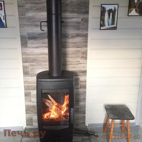 Печь камин Plamen Gala, черная фото 7