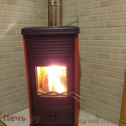 Печь камин Plamen Maestral N красная фото 4