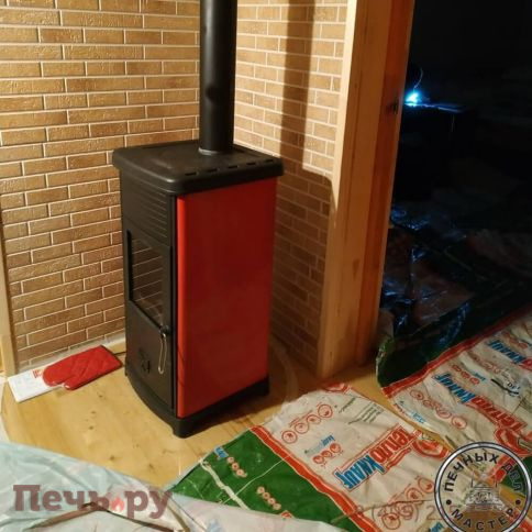 Печь камин Plamen Maestral N красная фото 5