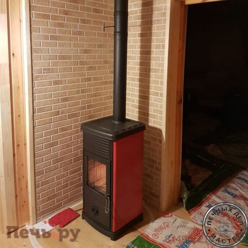 Печь камин Plamen Maestral N красная фото 6