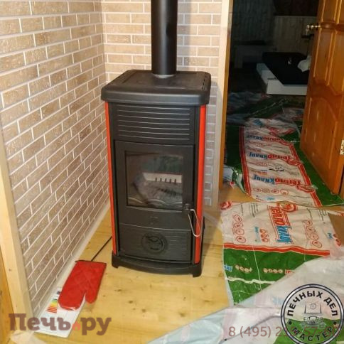 Печь камин Plamen Maestral N красная фото 7