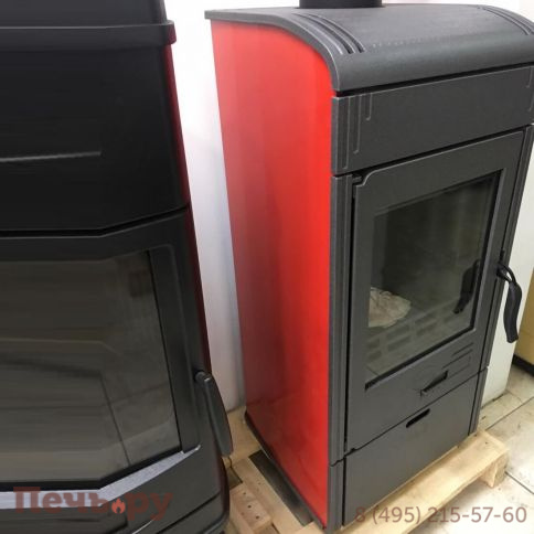 Печь камин Plamen Vesta, красная фото 6