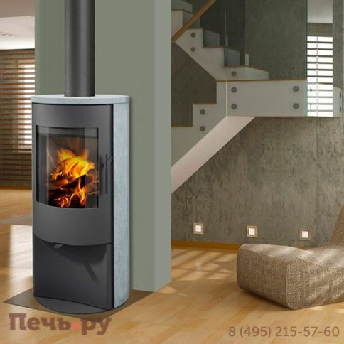 Печь камин Romotop Alpera E 02 камень фото