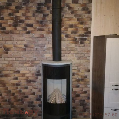 Печь камин Romotop Belorado камень фото 6