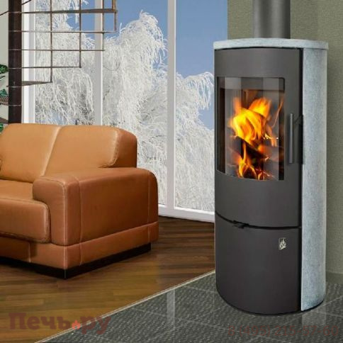 Печь камин Romotop Evora 02 камень фото 3