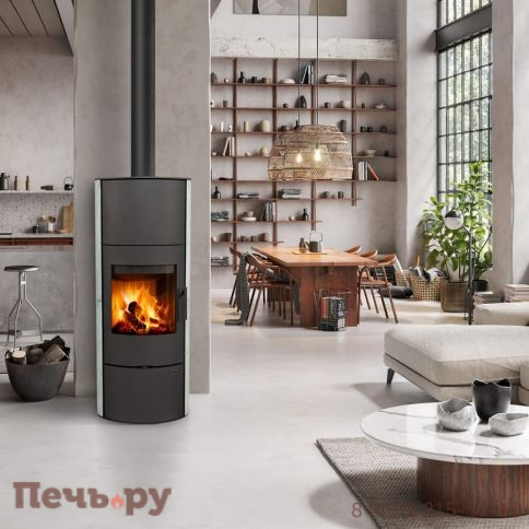 Печь камин Romotop Evora Akum 02 камень фото 3