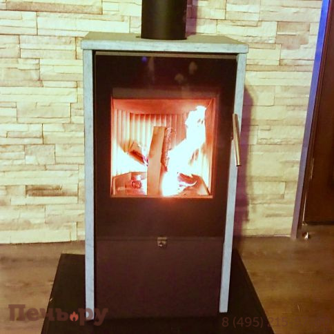 Печь камин Romotop Laredo F камень фото 4