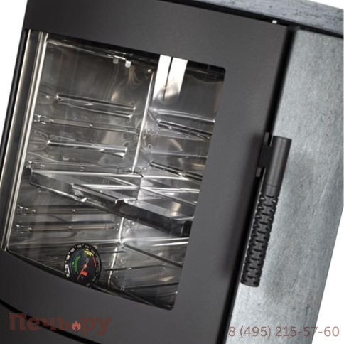 Печь камин Romotop Lugo 02  с духовкой, камень фото 6