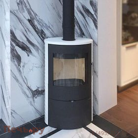 Печь камин Romotop Ovalis керамика фото 4