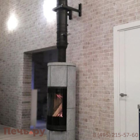 Печь камин Romotop Soria Akum камень фото 6