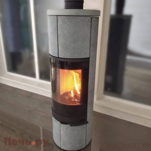 Печь камин Romotop Soria Akum камень фото 7