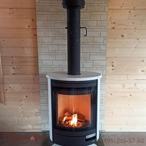 Печь камин Romotop Stromboli N 02 поворотный, керамика фото 11