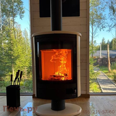 Печь камин Romotop Stromboli N 02 поворотный, керамика фото 8