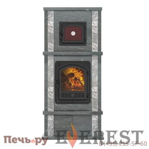 Печь камин с духовкой Везувий Everest Kafa фото 5
