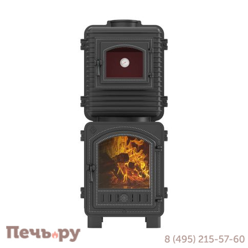 Печь камин с духовкой Везувий Everest под облицовку фото 3